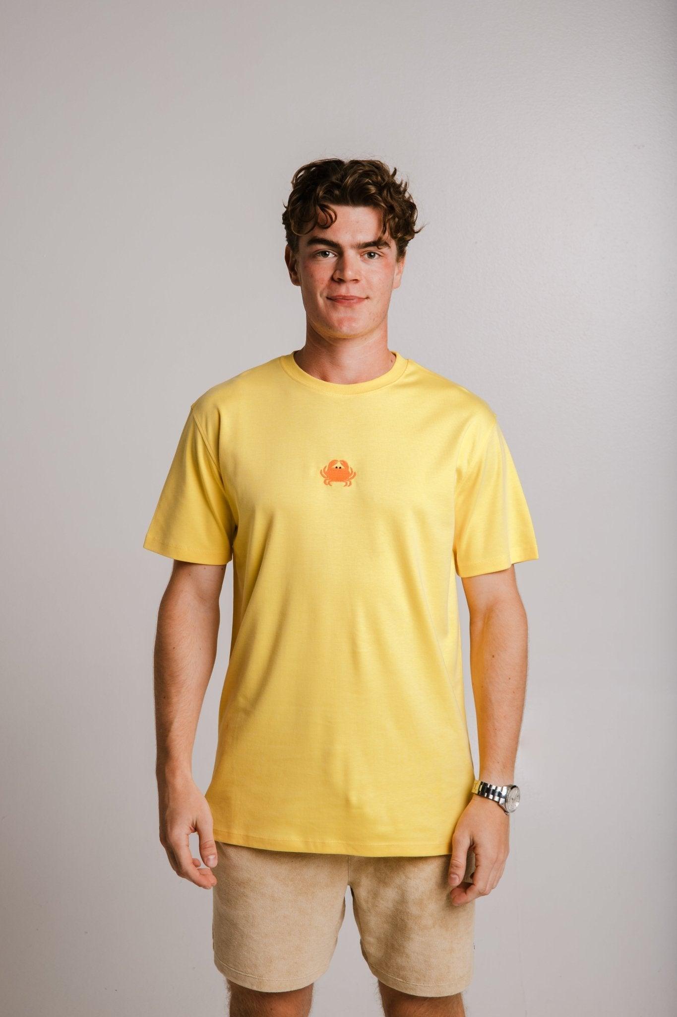 Crab Heavy T-shirt - Yellow - ROODS PROJECT