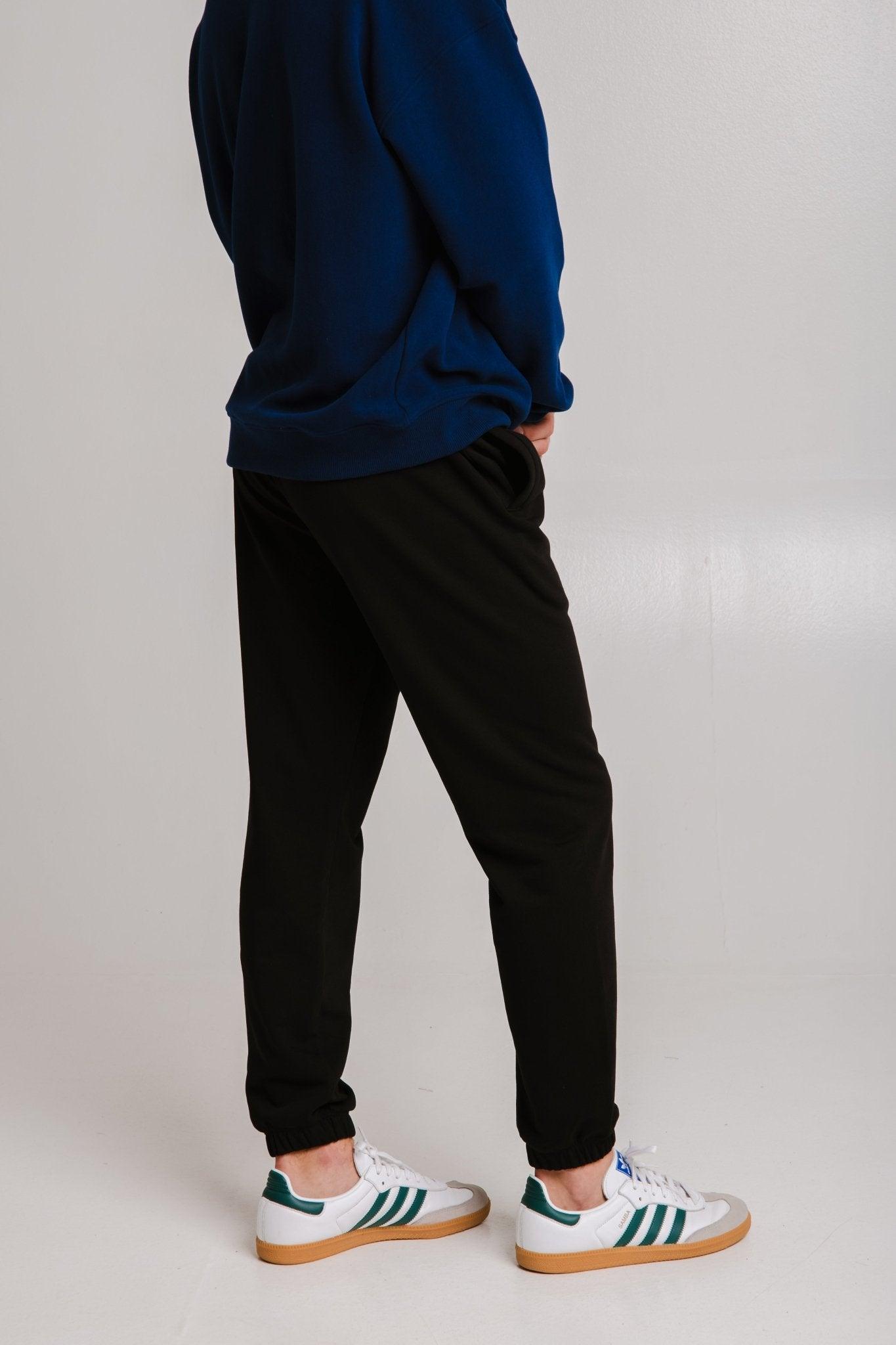 Panda Soft Fleece Sweatpants - Black - ROODS PROJECT