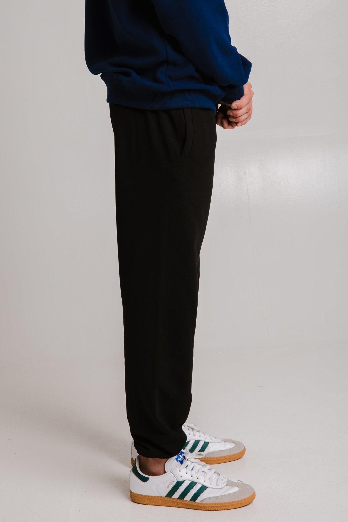 Panda Soft Fleece Sweatpants - Black - ROODS PROJECT