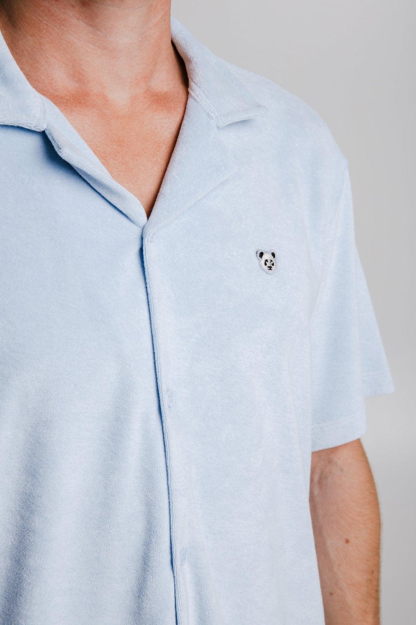 Panda Terry Shirt - Light Blue - ROODS PROJECT