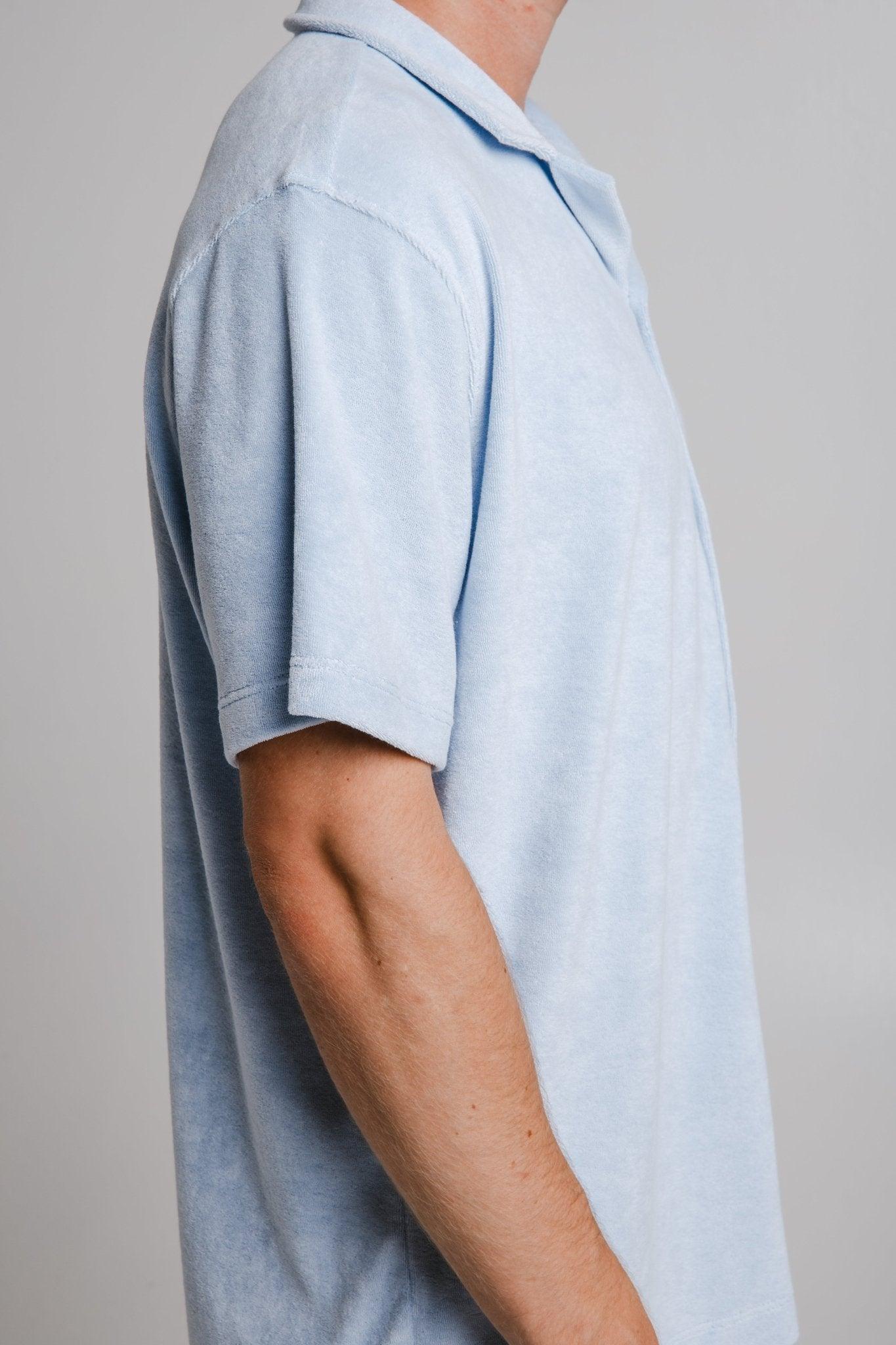 Panda Terry Shirt - Light Blue - ROODS PROJECT