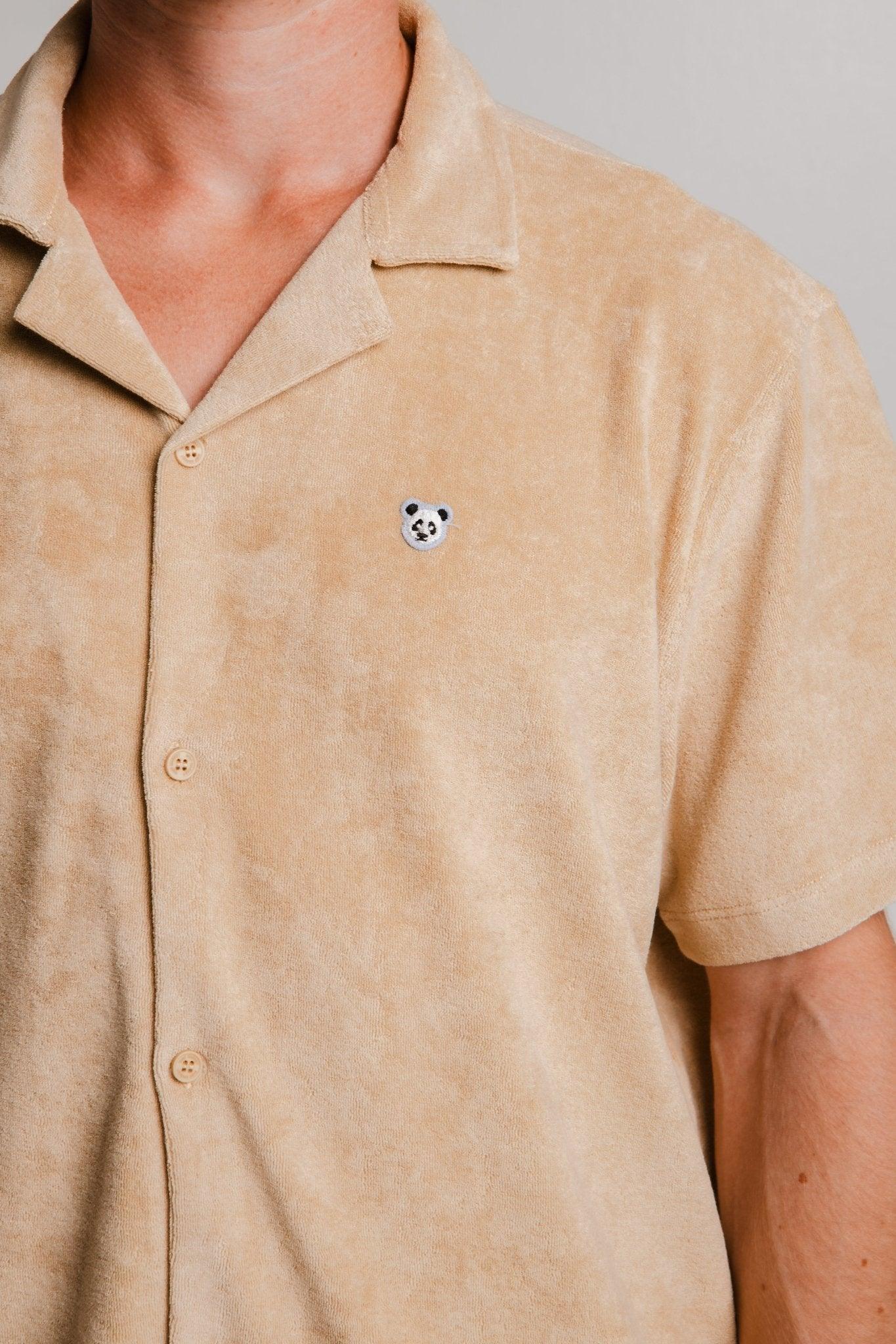 Panda Terry Shirt - Light Brown - ROODS PROJECT