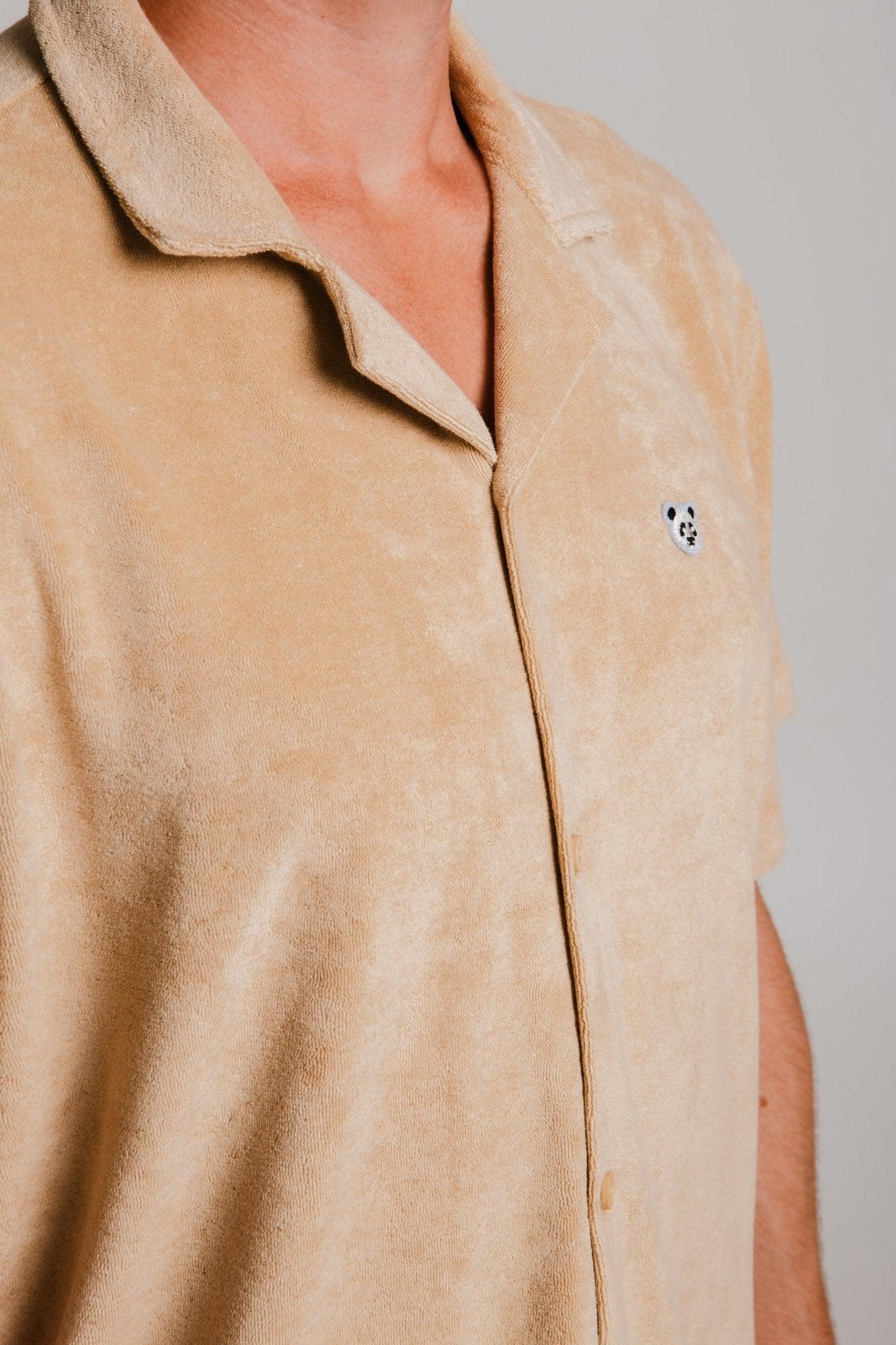 Panda Terry Shirt - Light Brown - ROODS PROJECT