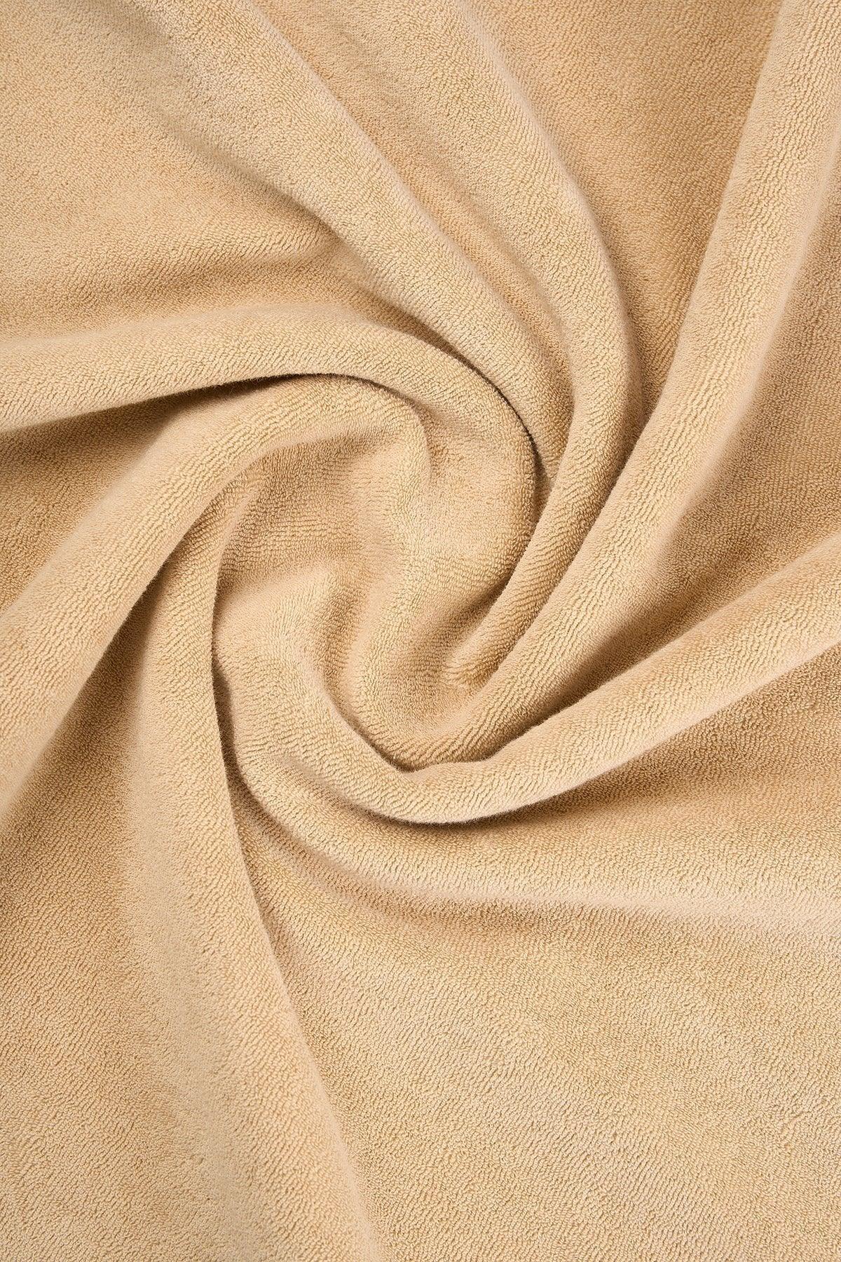 Panda Terry T-shirt - Light Brown - ROODS PROJECT