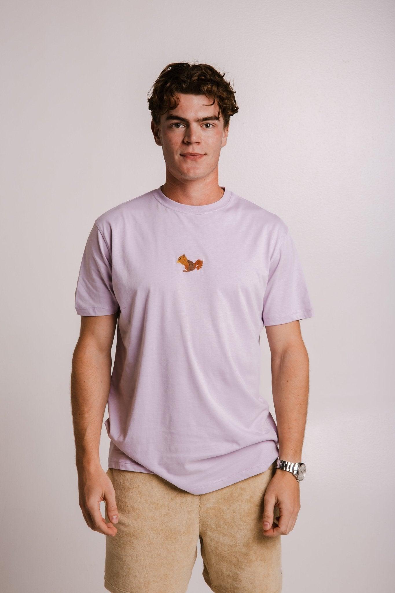 Squirrel T-shirt - Lilac - ROODS PROJECT