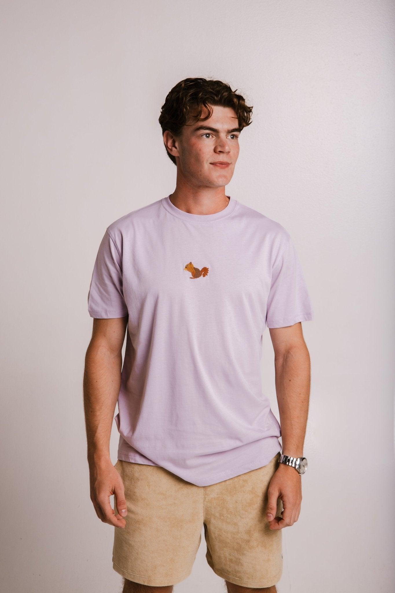 Squirrel T-shirt - Lilac - ROODS PROJECT