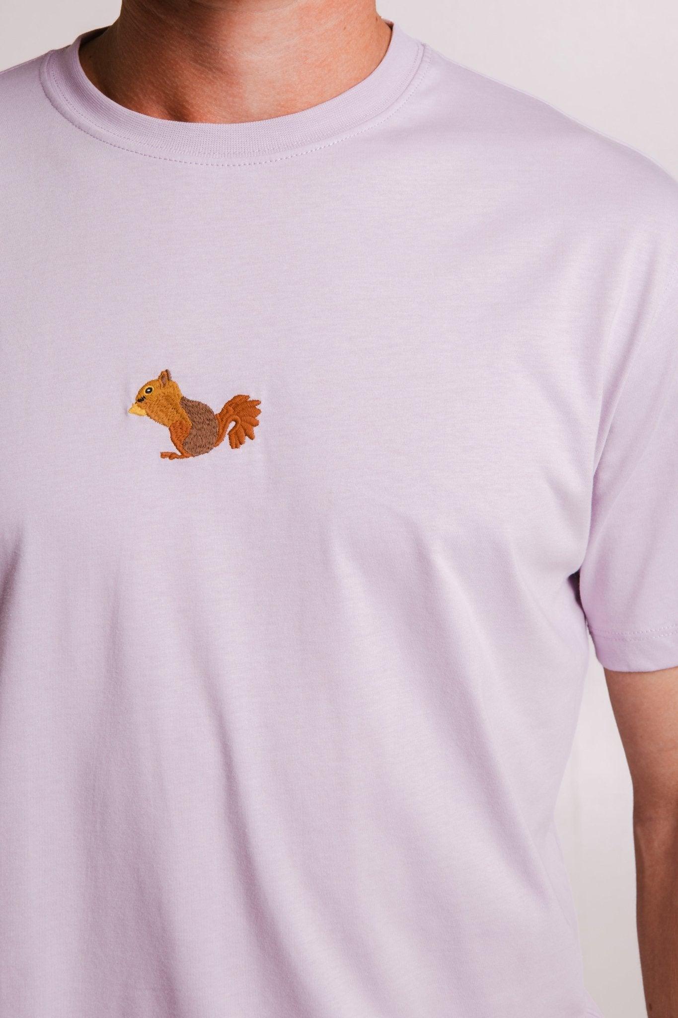 Squirrel T-shirt - Lilac - ROODS PROJECT