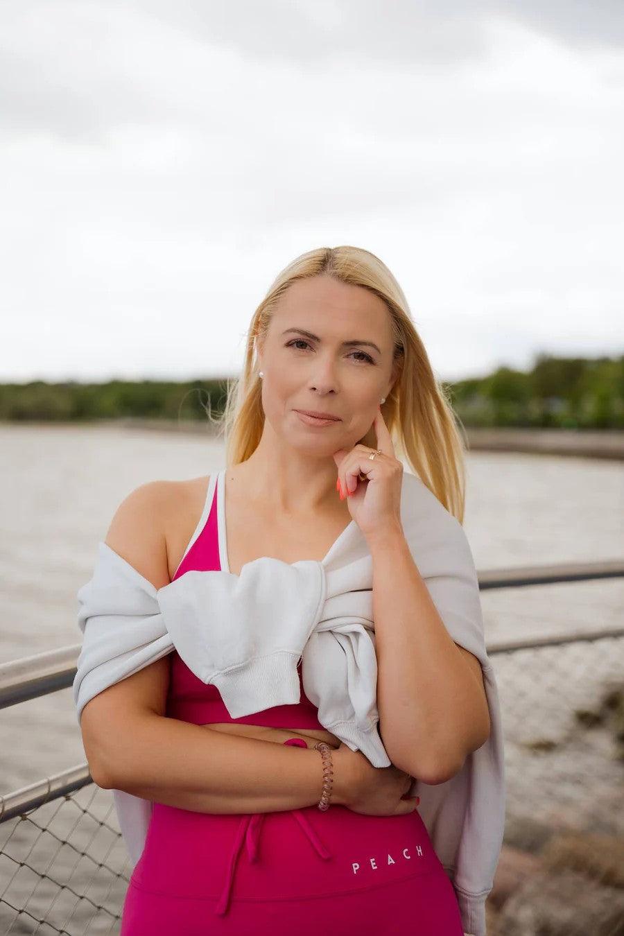 Sports Bra 'Raspberry Dream' - ROODS PROJECT