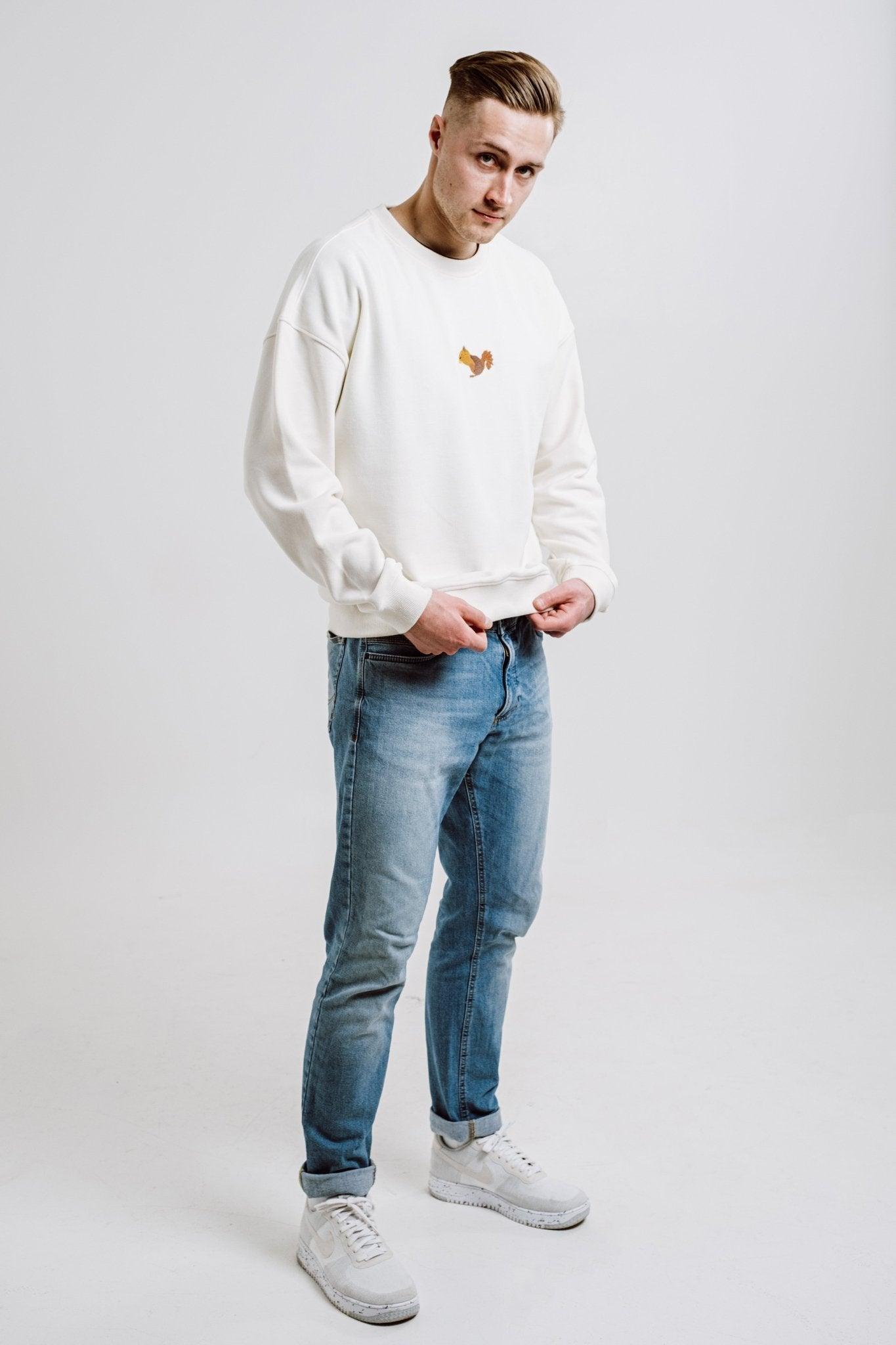 Squirrel Sweatshirt - Cream - ROODS PROJECT