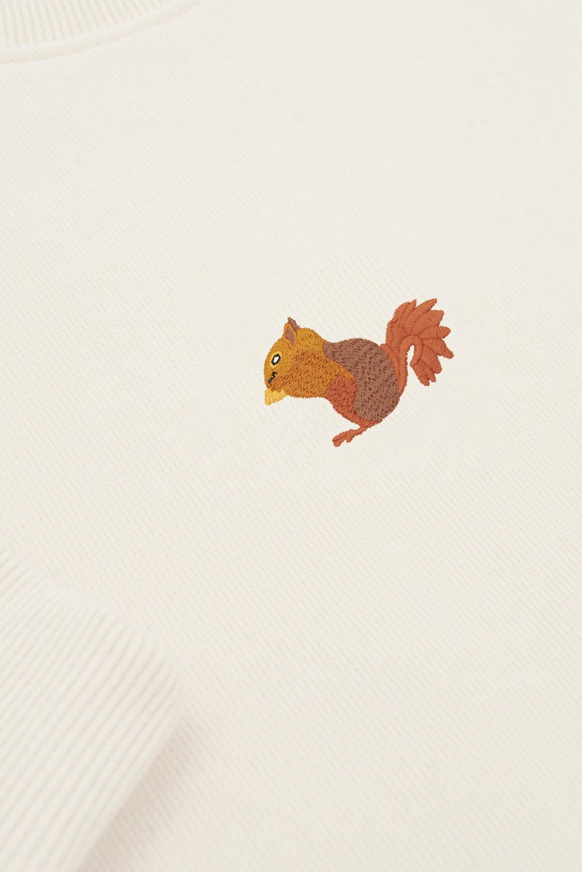 Squirrel Sweatshirt - Cream - ROODS PROJECT
