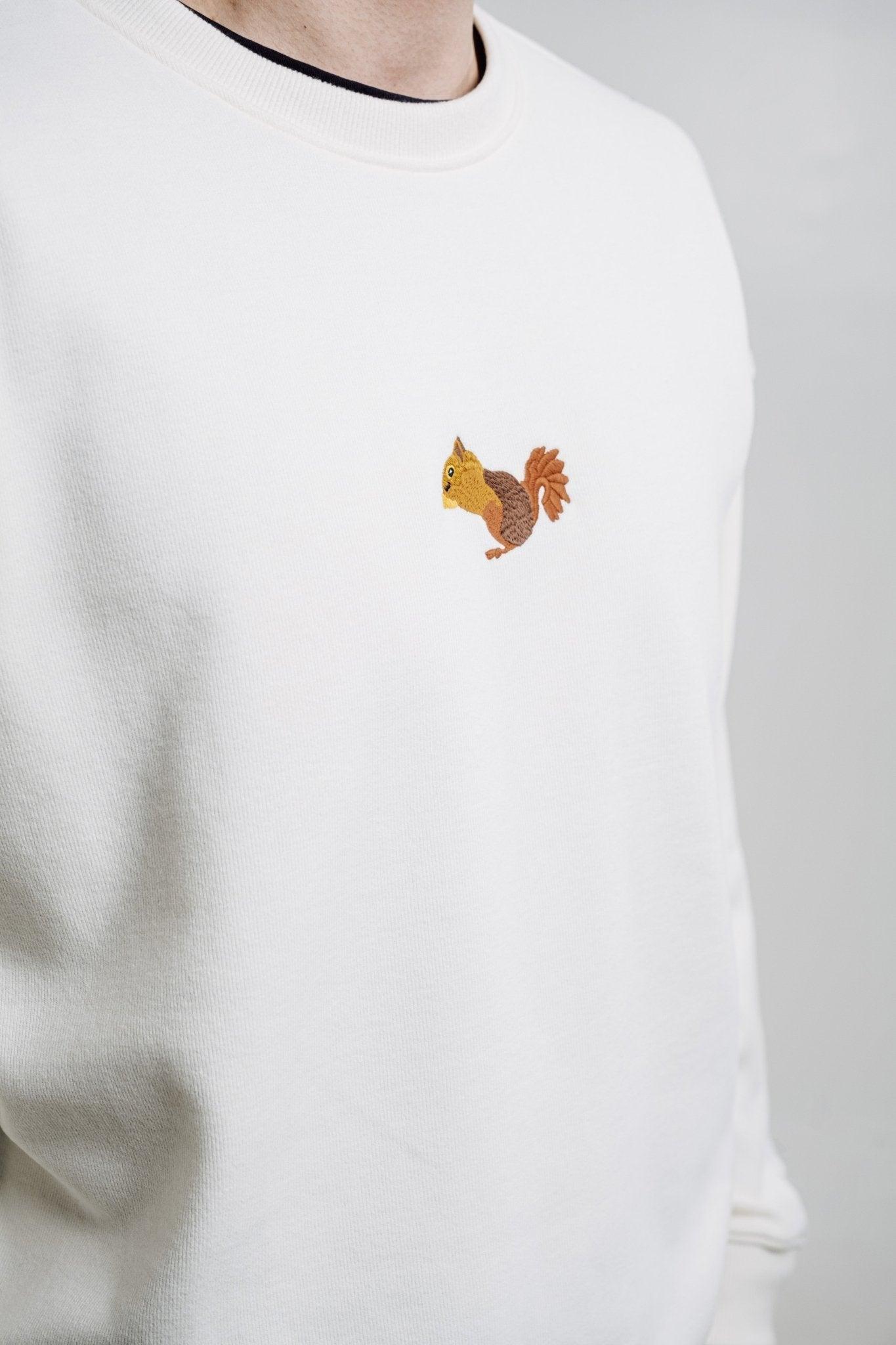 Squirrel Sweatshirt - Cream - ROODS PROJECT