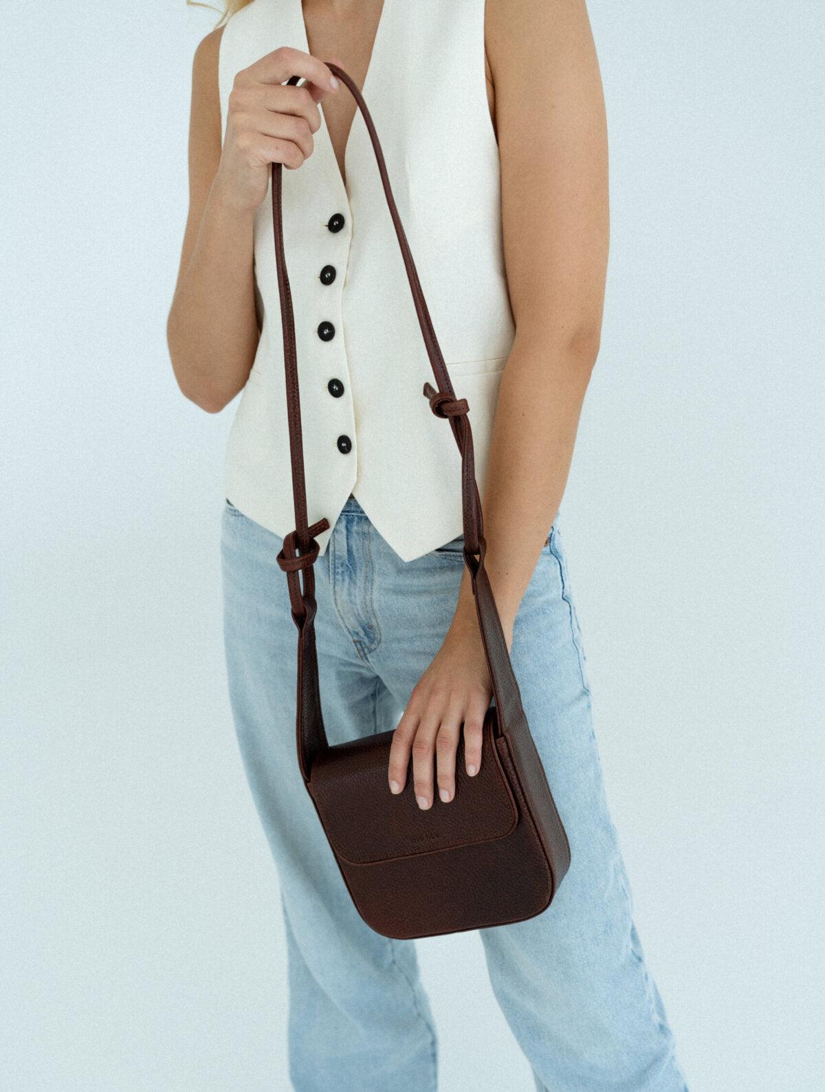 Crossbody Bag MUSA - Brown - ROODS PROJECT