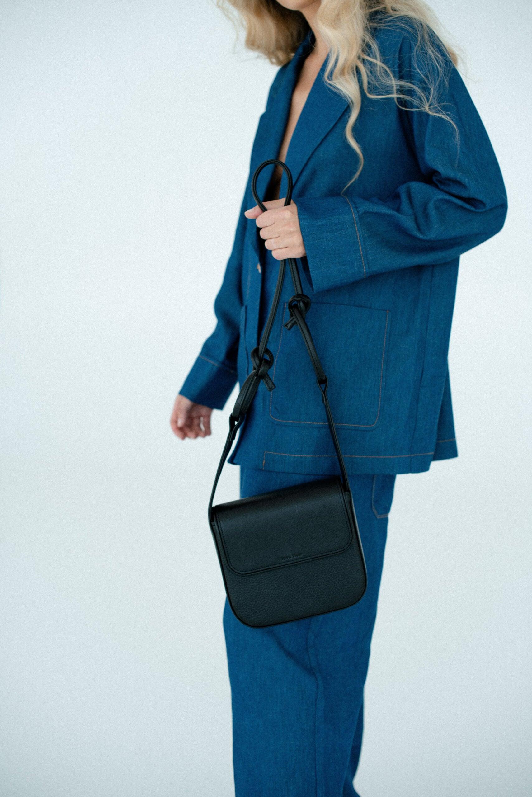 Crossbody Bag MUSA - Black - ROODS PROJECT