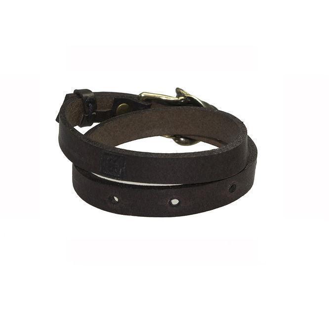 Wolf Leather Bracelet - Bronze Matte - ROODS PROJECT