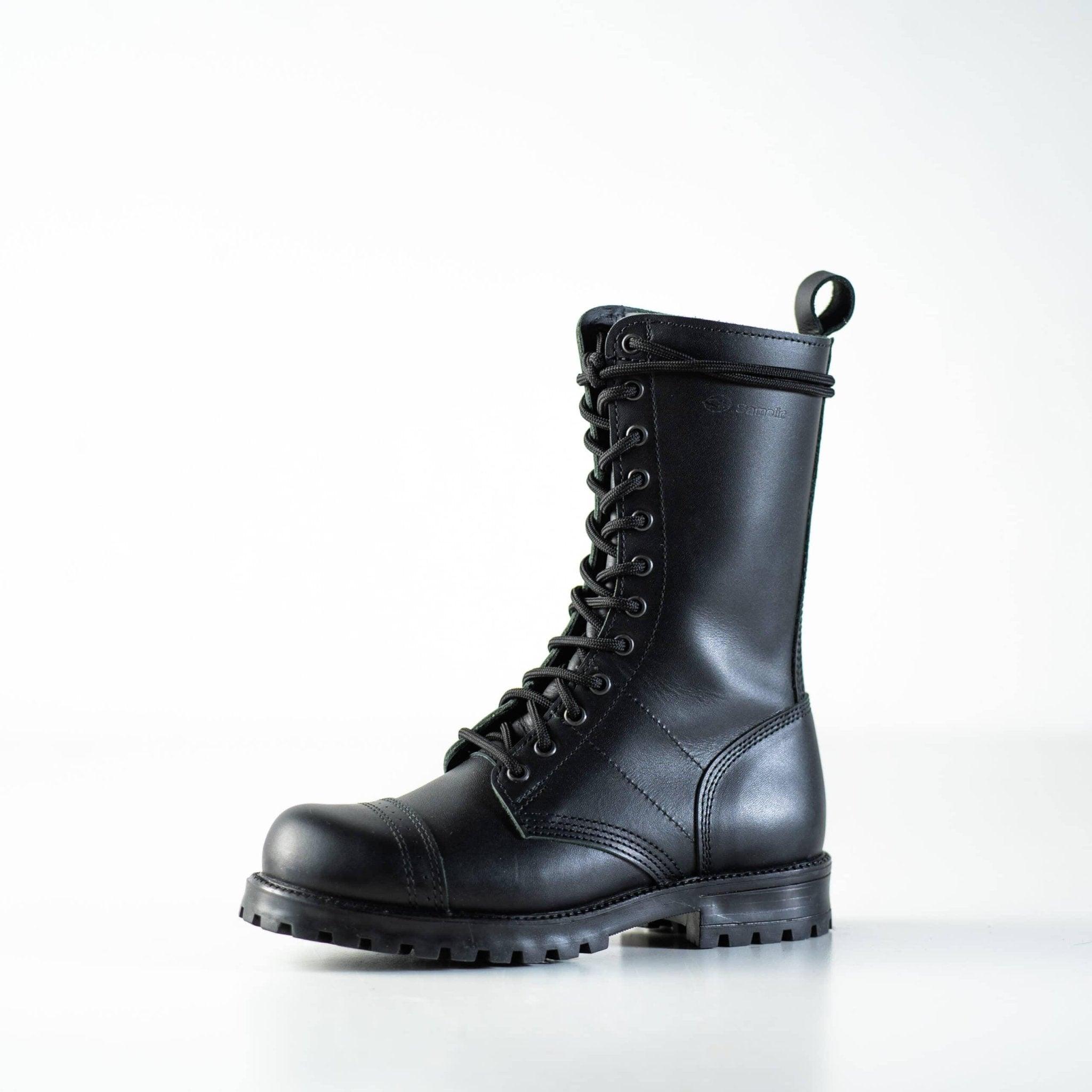 516 aka High Aviator Boots - Black - ROODS PROJECT