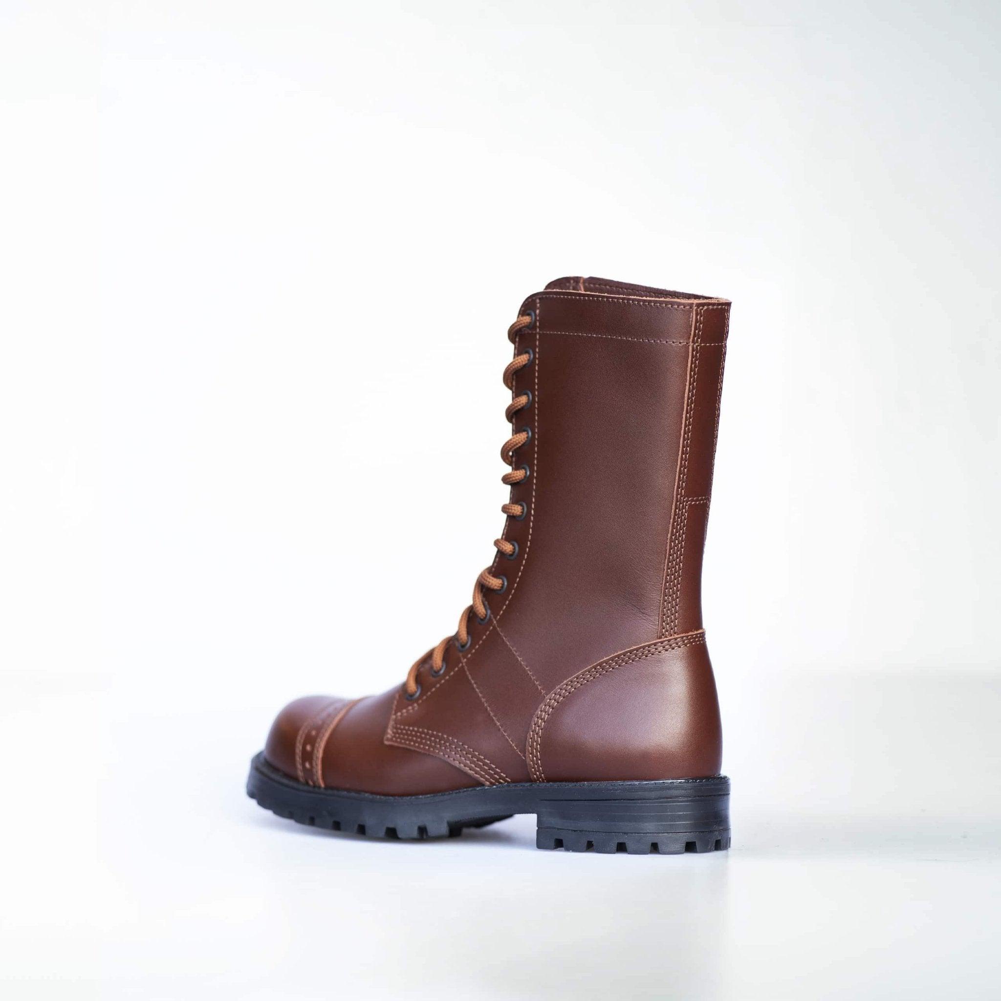 516 aka High Aviator Boots - Brown - ROODS PROJECT