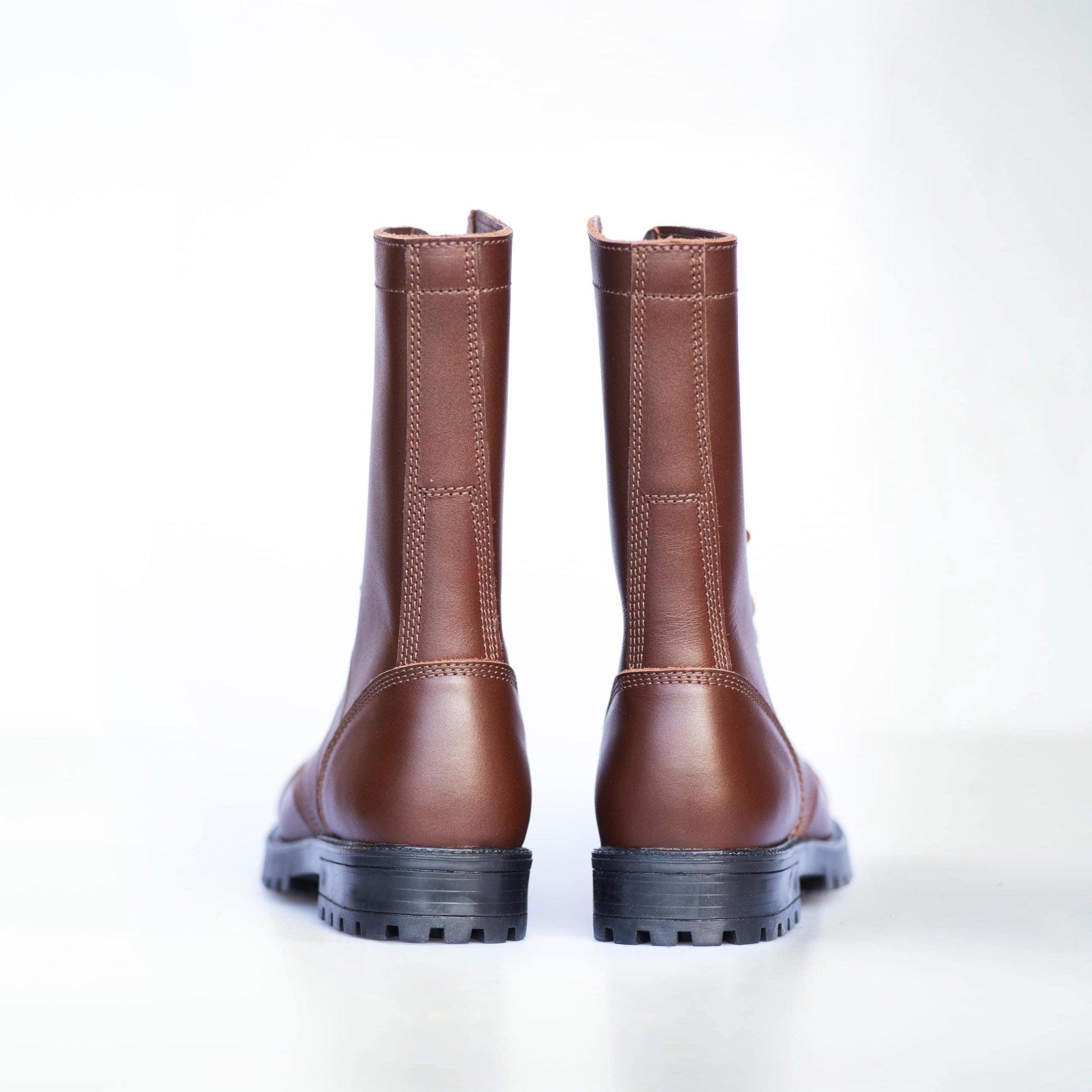 516 aka High Aviator Boots - Brown - ROODS PROJECT