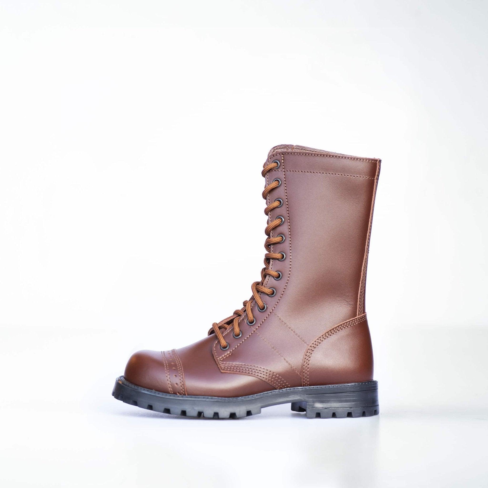 516 aka High Aviator Boots - Brown - ROODS PROJECT