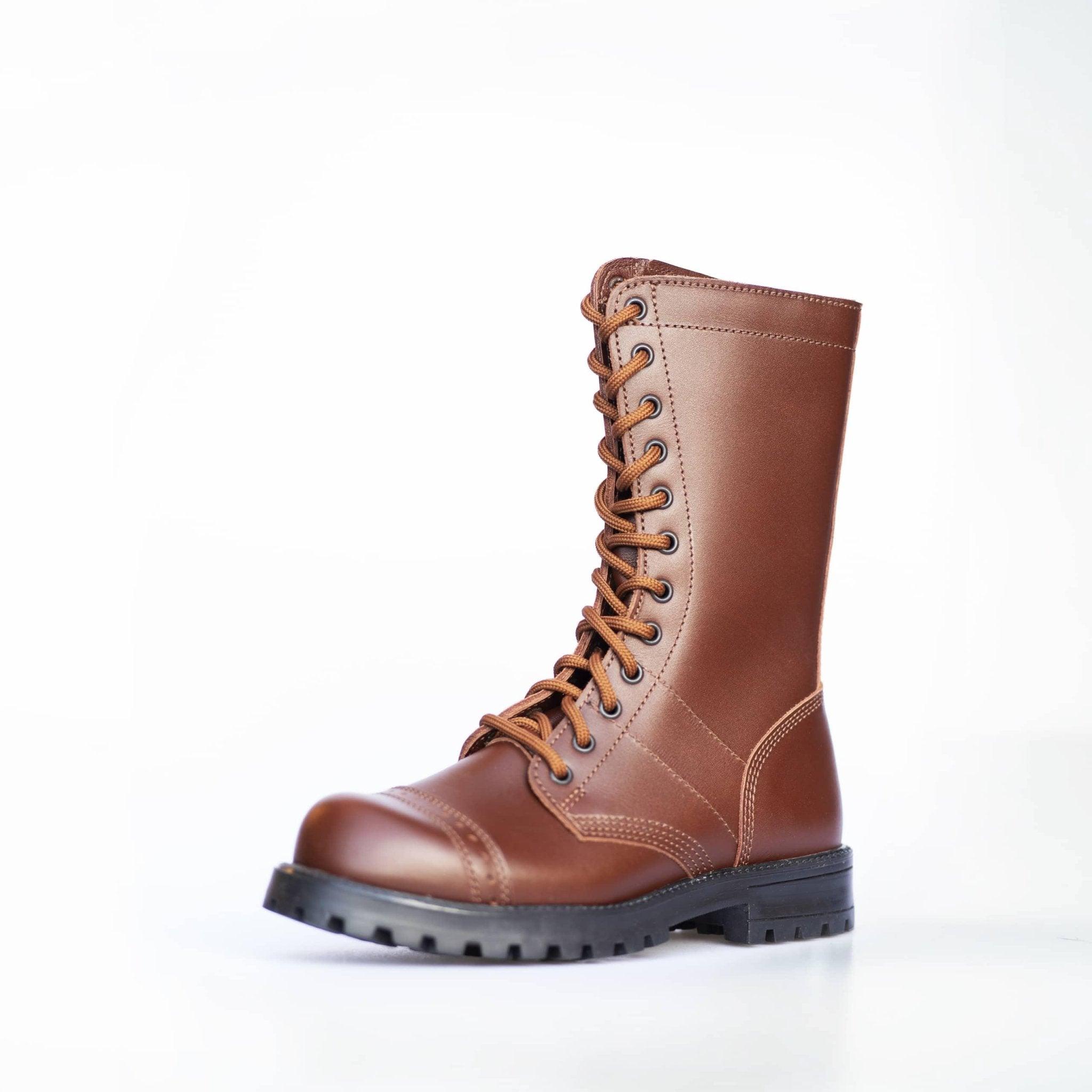 516 aka High Aviator Boots - Brown - ROODS PROJECT