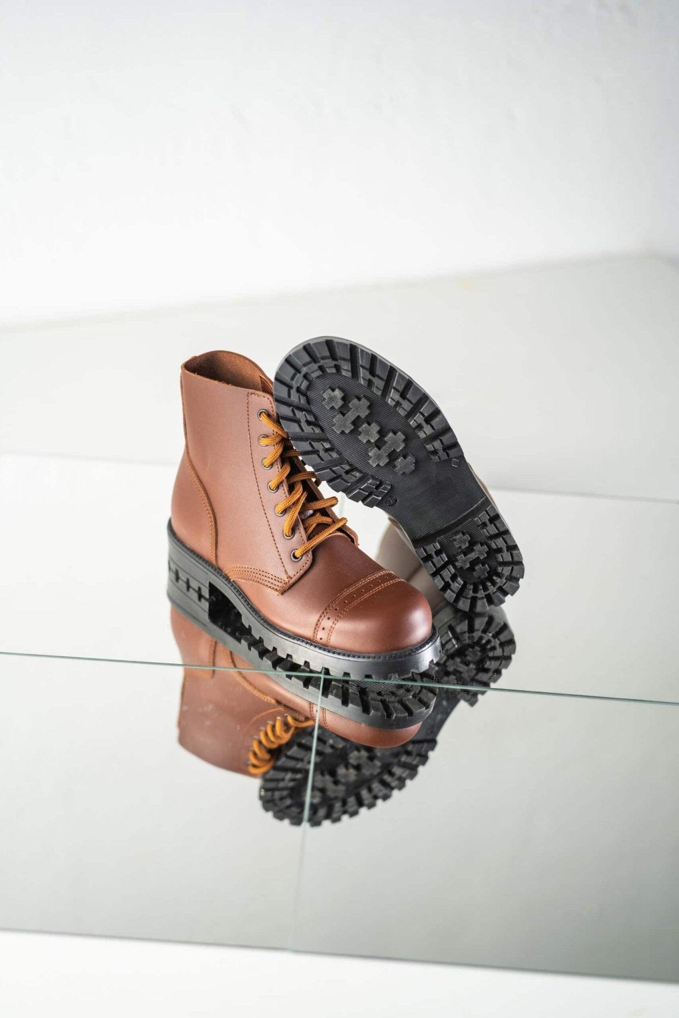 517 aka Aviator Boots - Brown | ROODS PROJECT
