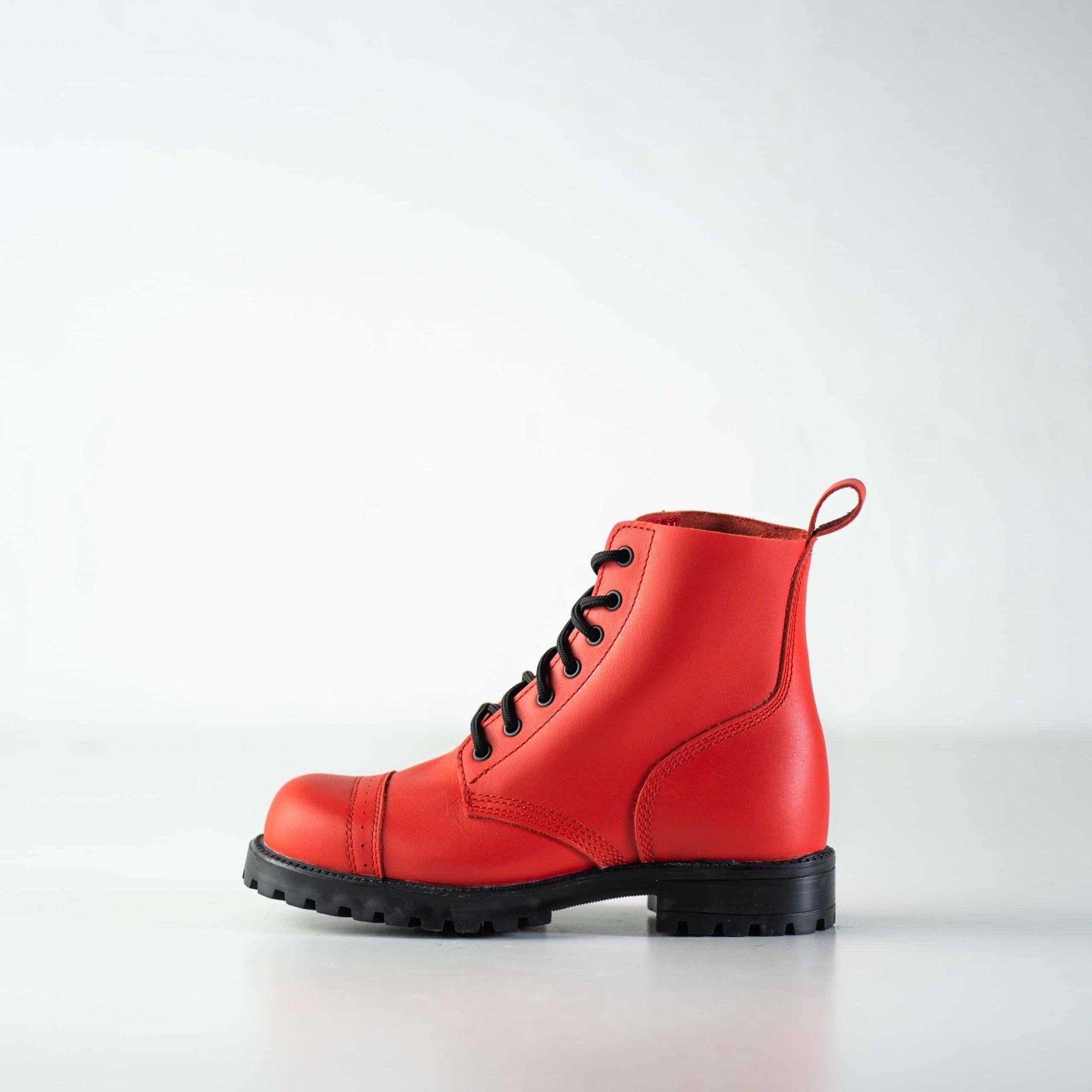 517 aka Aviator Boots - Red - ROODS PROJECT