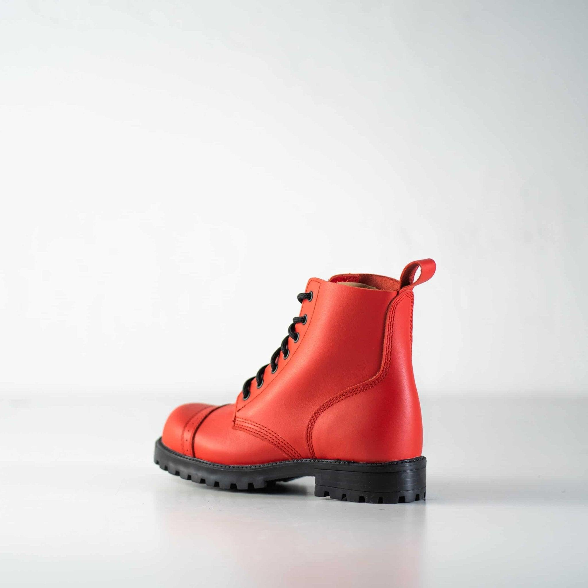 517 aka Aviator Boots - Red - ROODS PROJECT