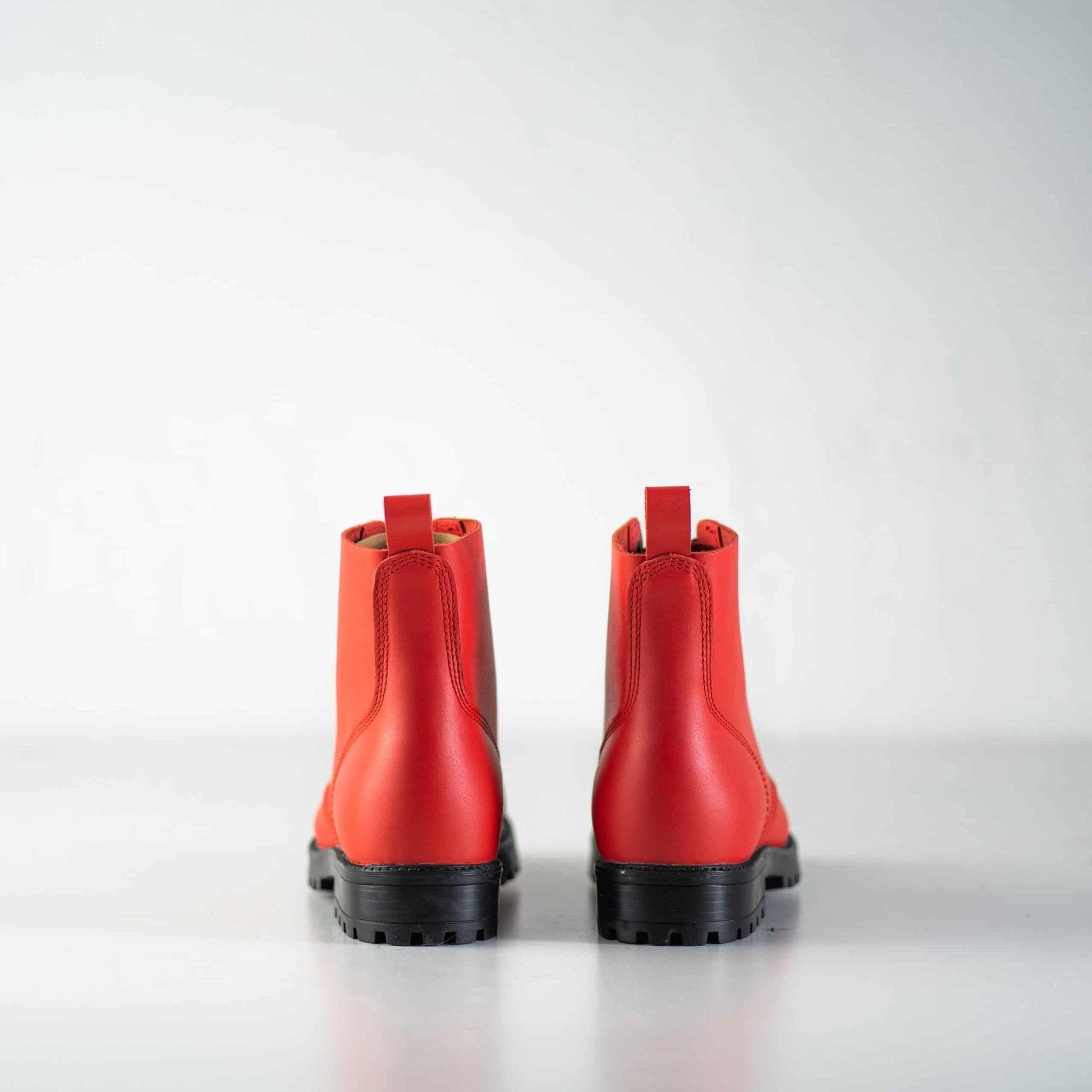 517 aka Aviator Boots - Red - ROODS PROJECT