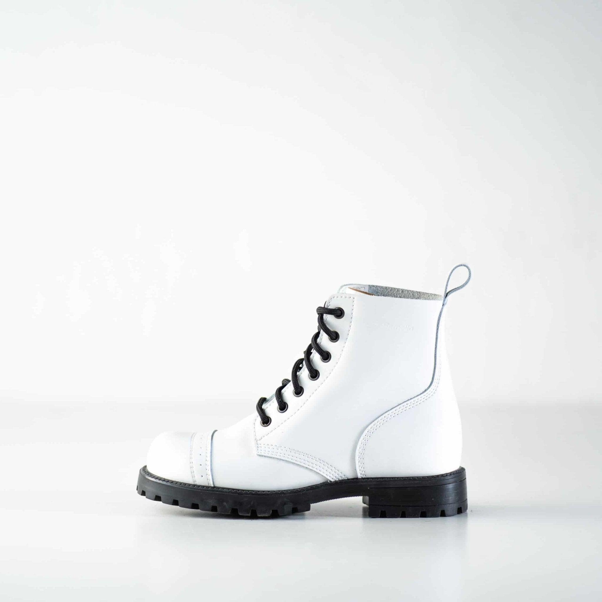 517 aka Aviator Boots - White - ROODS PROJECT