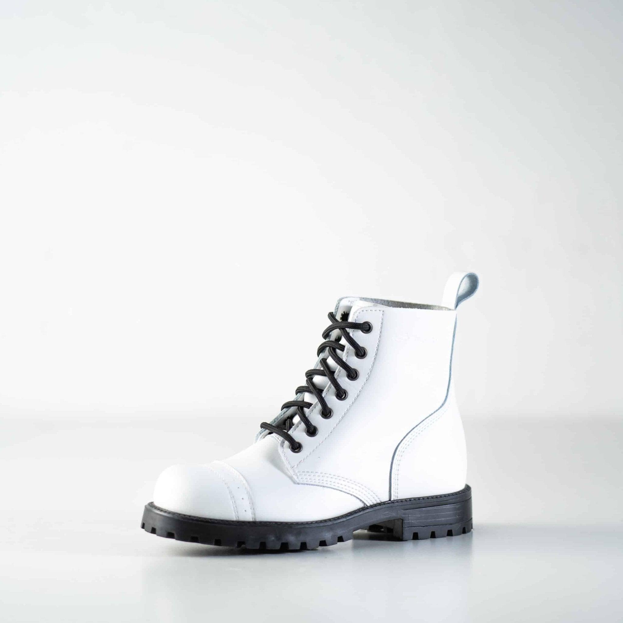 517 aka Aviator Boots - White - ROODS PROJECT