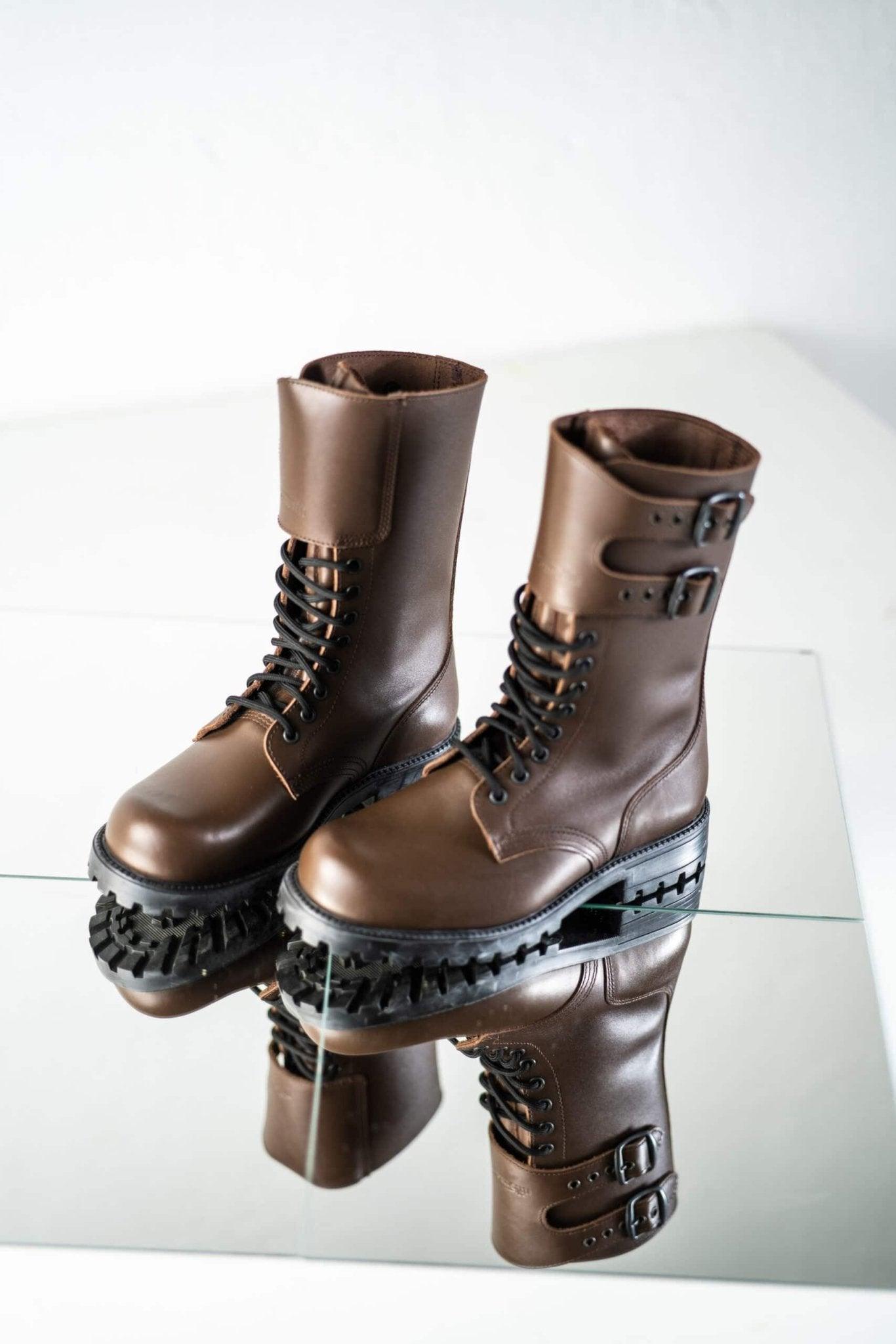 791 aka Tarkovsky Boots - Dark Brown - ROODS PROJECT