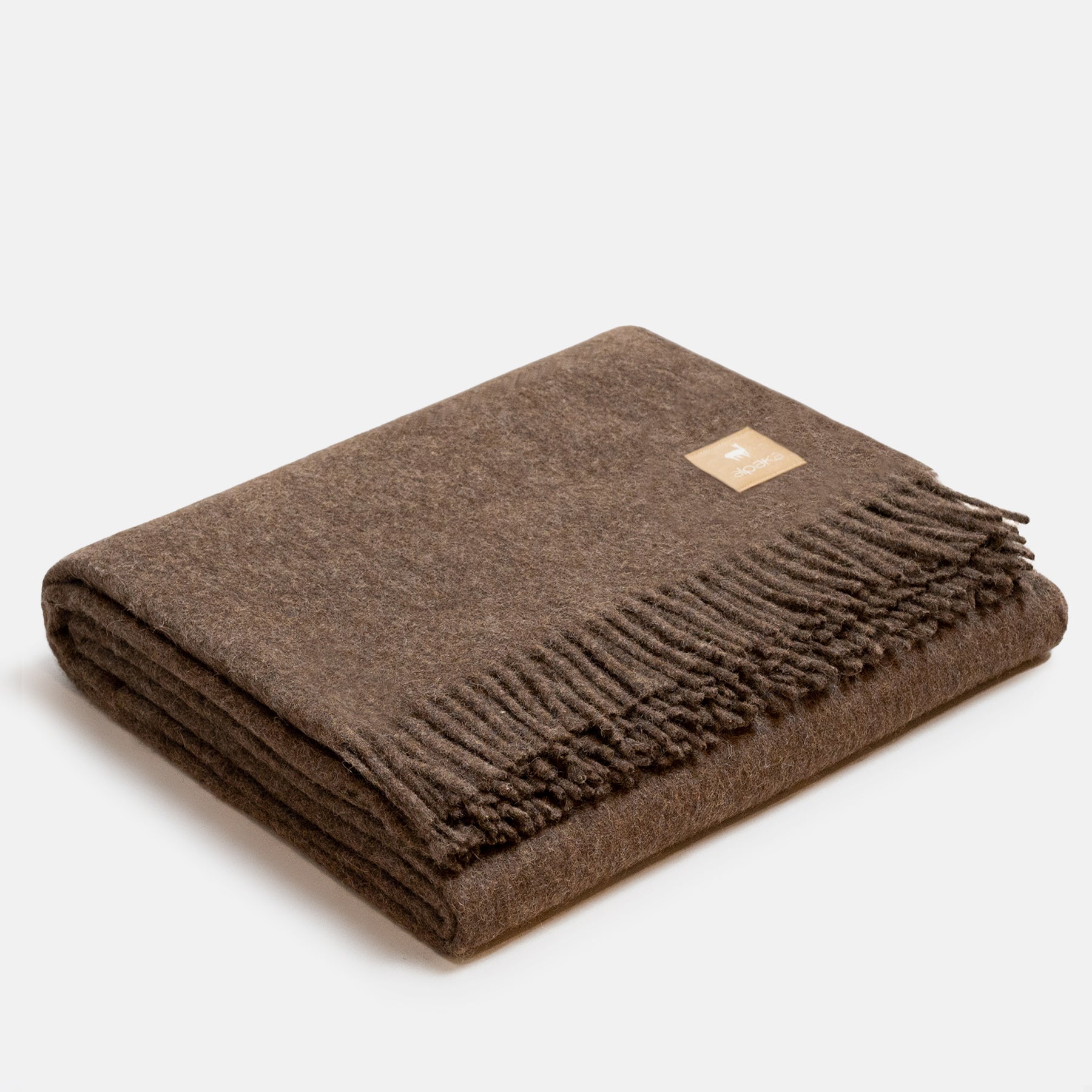 Natural Alpaca Wool Throw - Classic - ROODS PROJECT