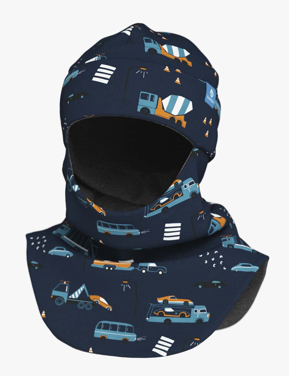 Merino Balaclava For Kids BREM - Vehicles