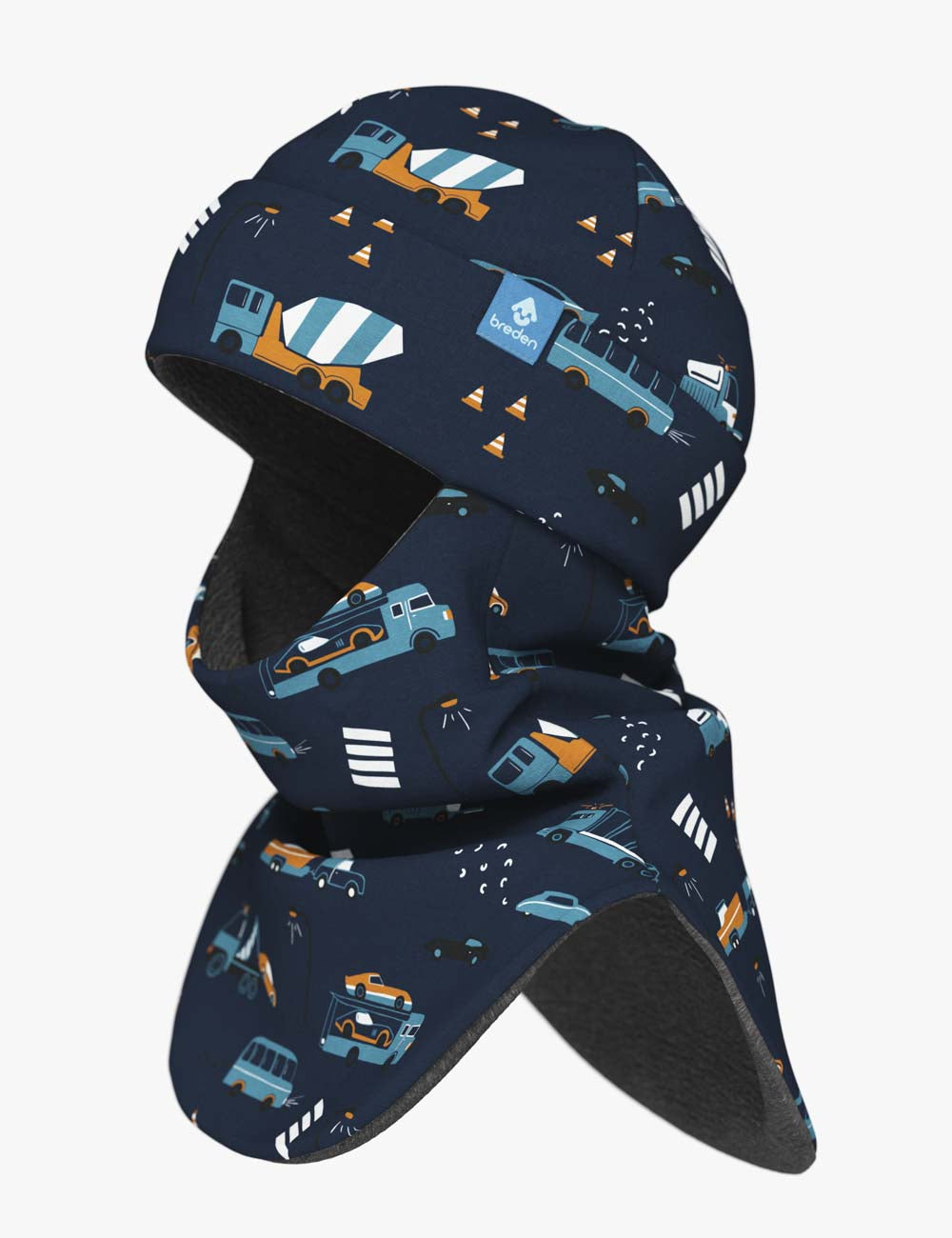 Merino Balaclava For Kids BREM - Vehicles