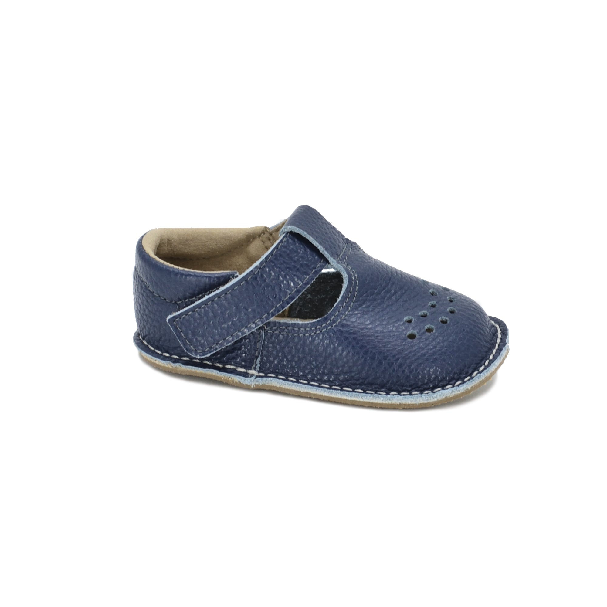 Leather Kids' Shoes Lusti - Dark Blue