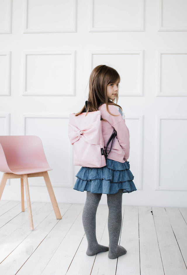 Kids Backpack - Pink Bow