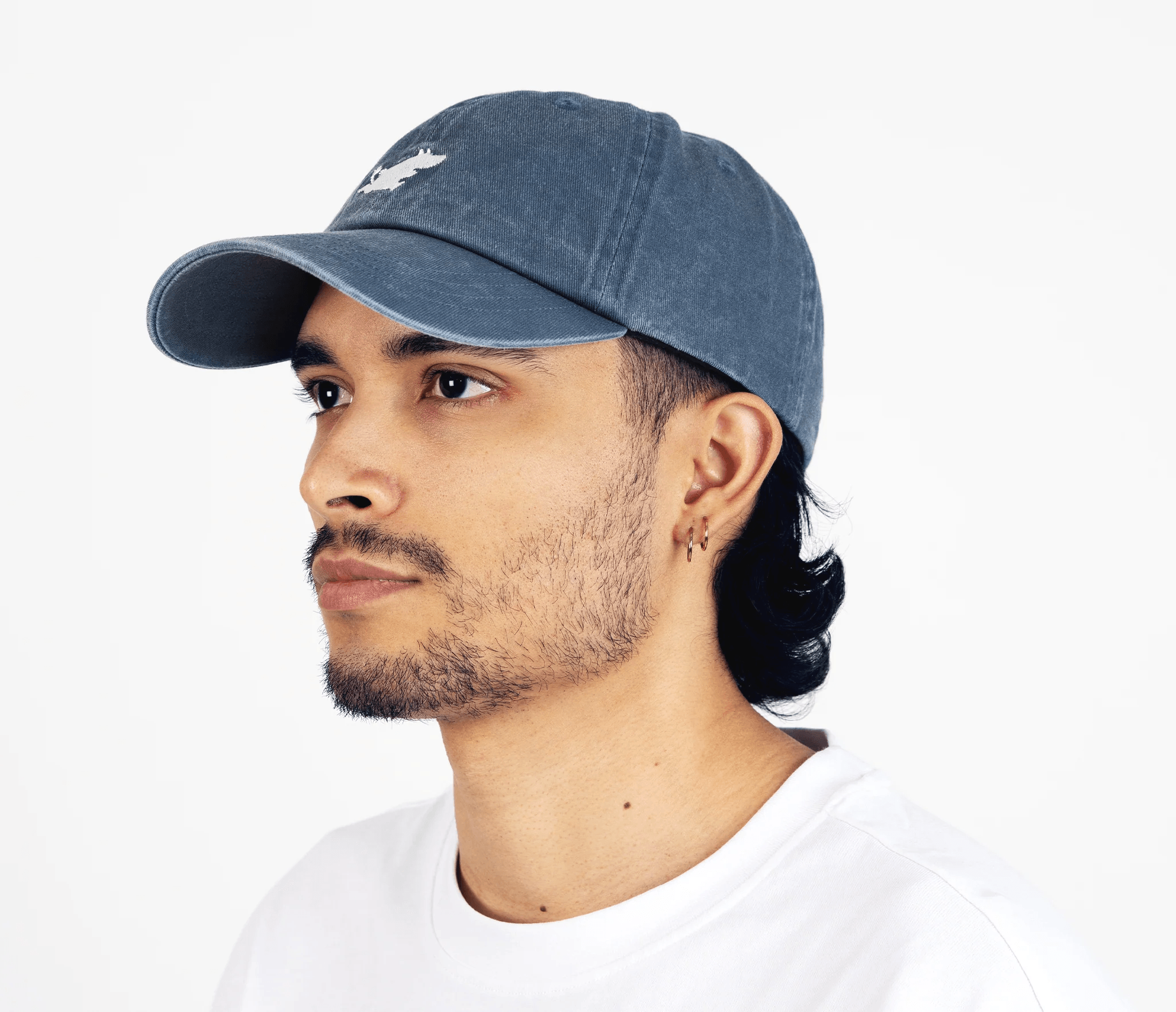 Moomintroll Washed Denim Adult Cap - Blue