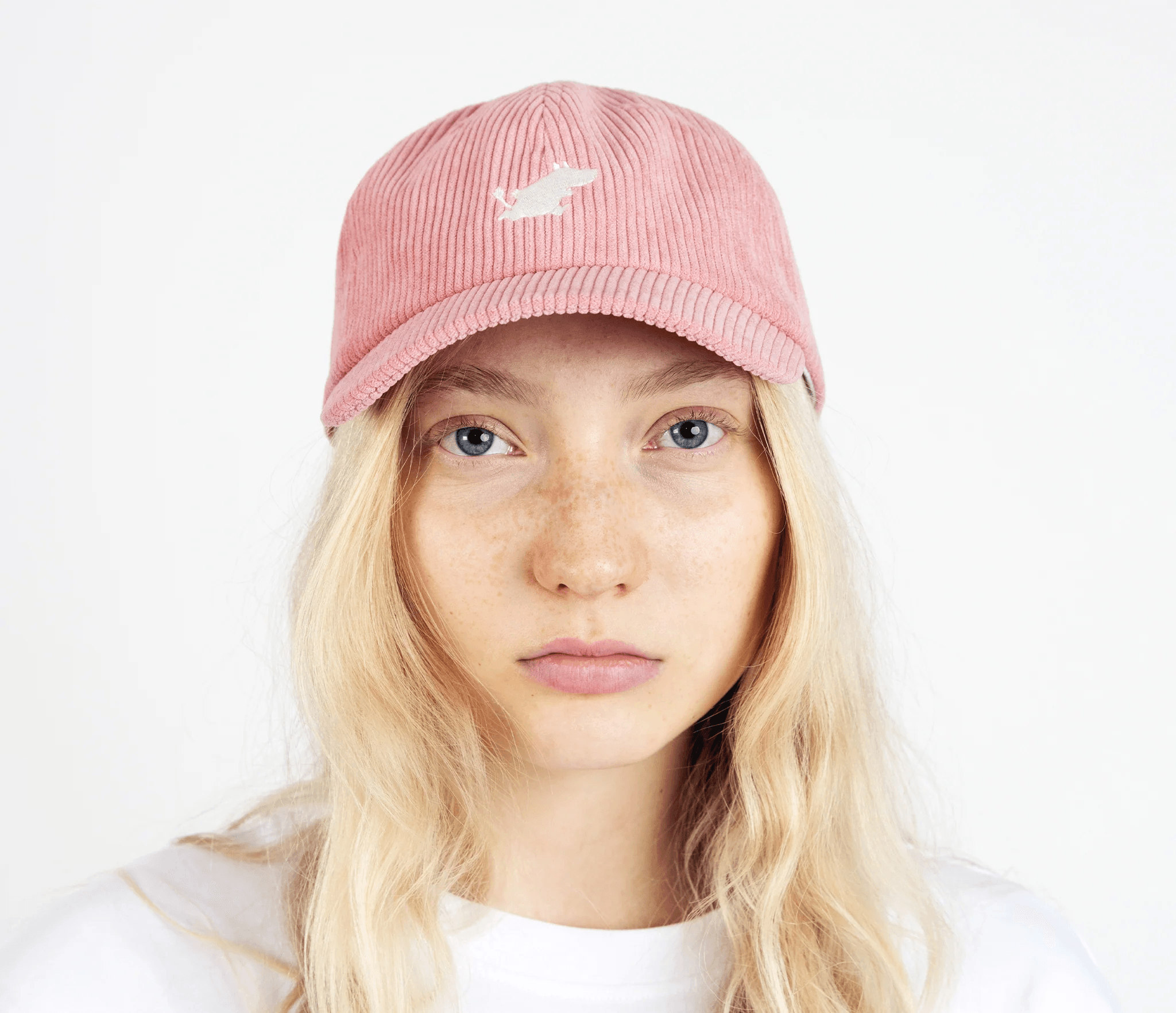 Moomintroll Corduroy Adult Cap - Pink