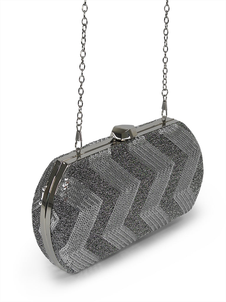 Evening Bag NK 2231 - Silver - ROODS PROJECT