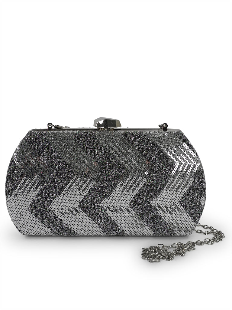 Evening Bag NK 2231 - Silver - ROODS PROJECT