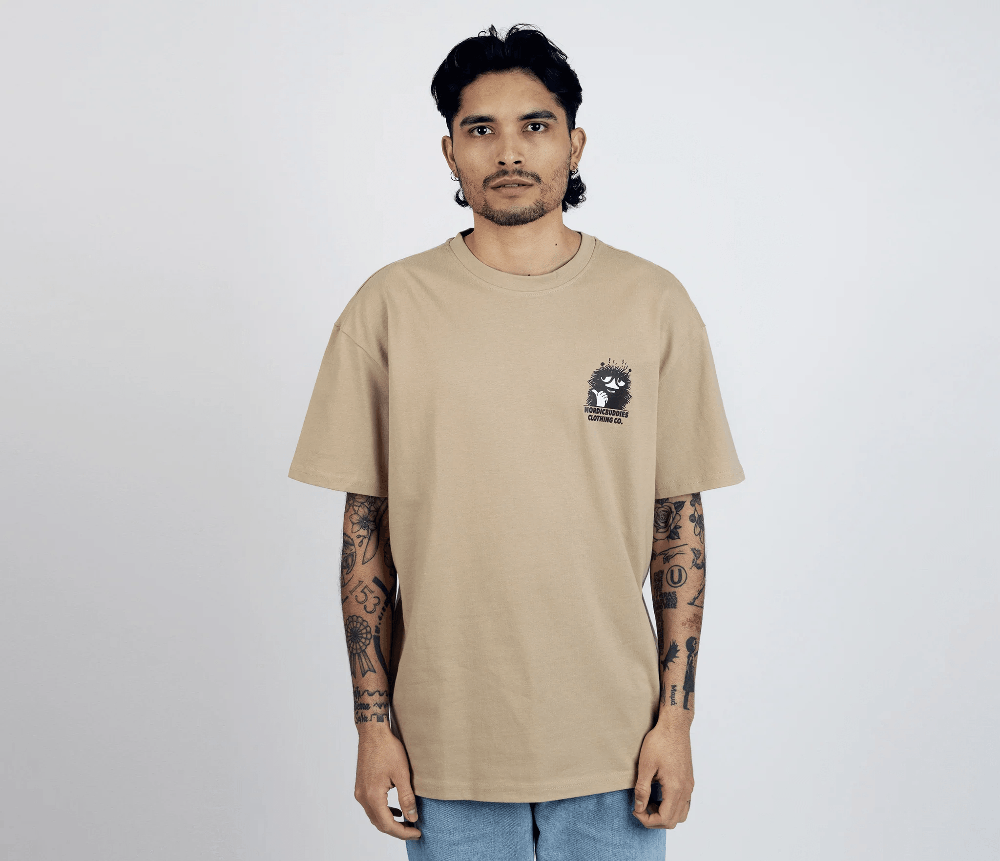 Stinky Plotting T-Shirt Unisex - Beige