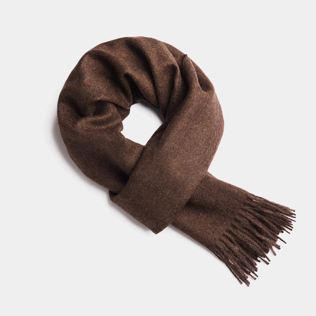 Natural Baby Alpaca Wool Scarf - Exclusive 180 - ROODS PROJECT