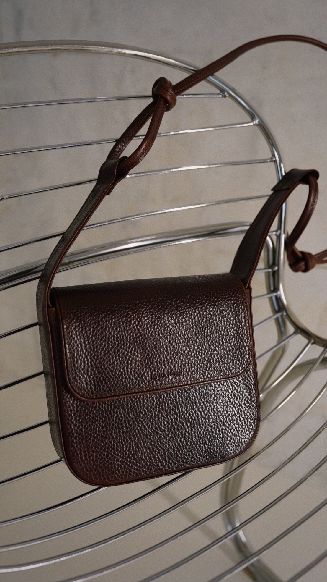 Crossbody Bag MUSA - Brown - ROODS PROJECT