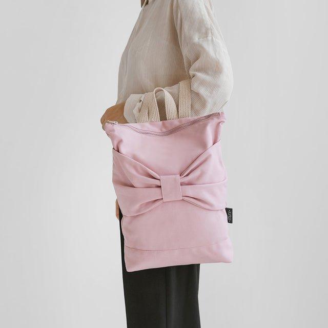 Backpack - Pink Bow - ROODS PROJECT