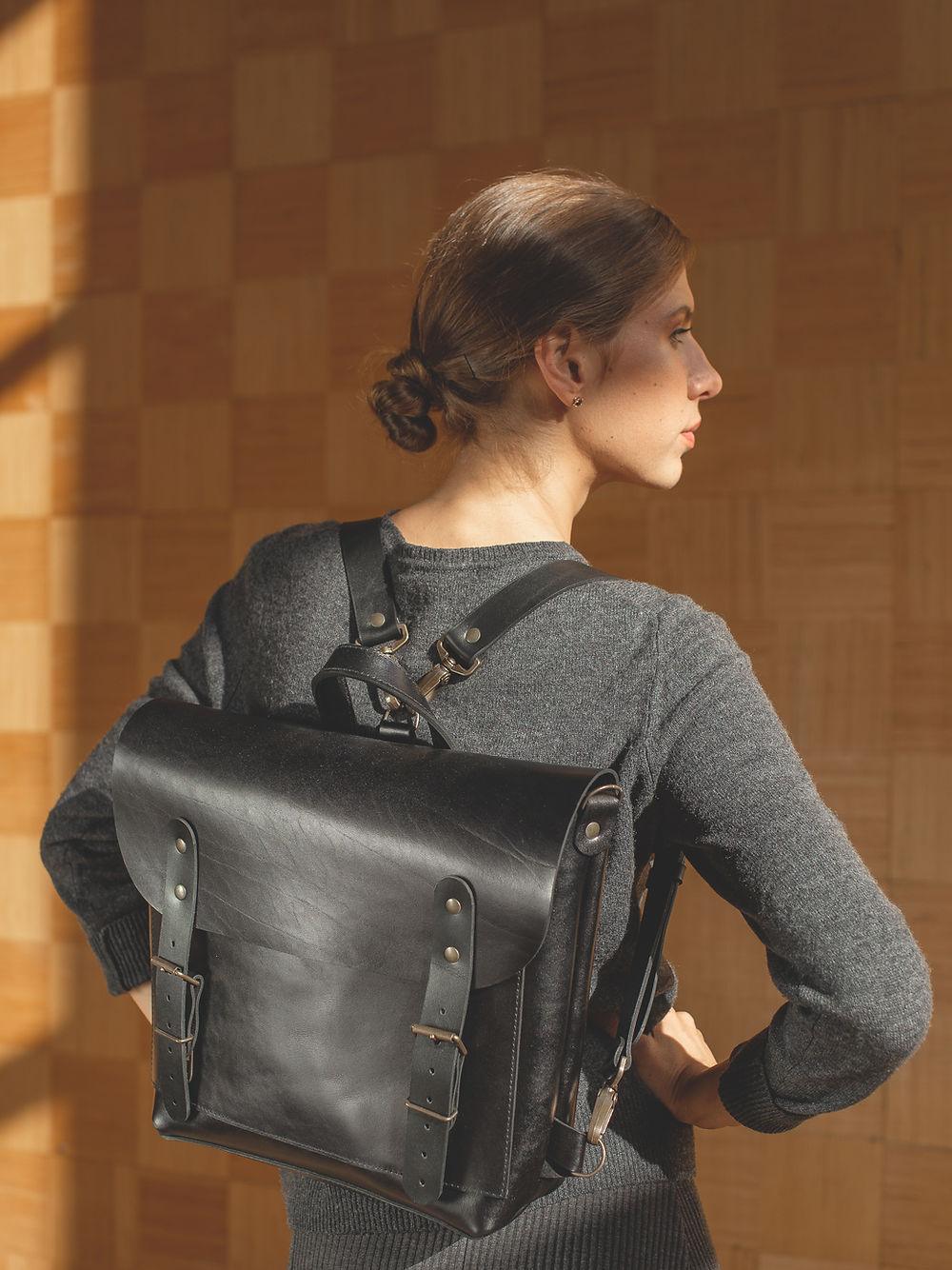 BENJAMIN Backpack - Black - ROODS PROJECT