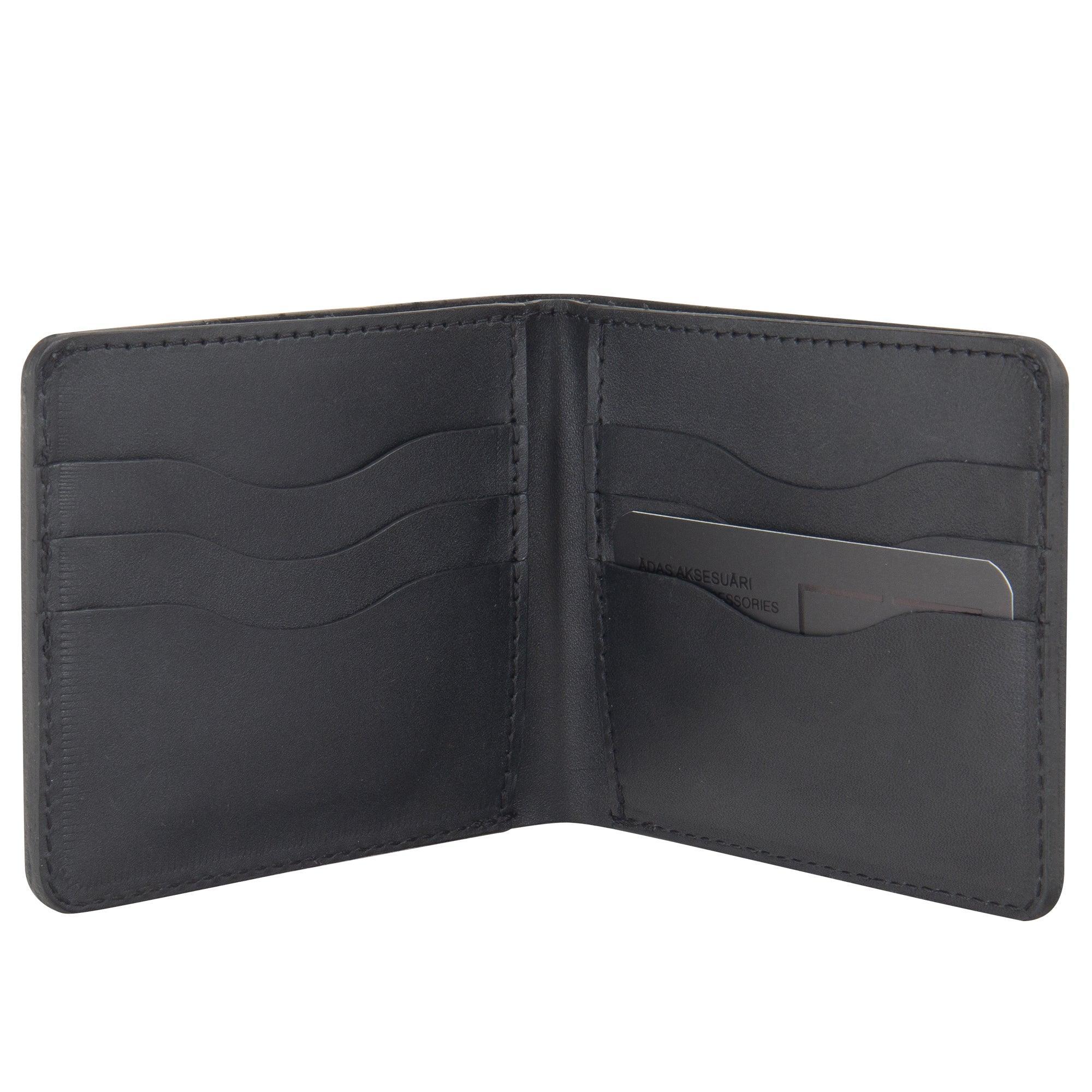 Billfold Wallet - Black - ROODS PROJECT