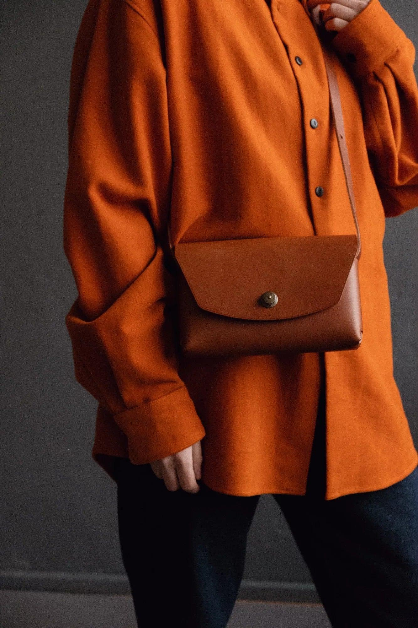 Clutch bag - Rust Brown - ROODS PROJECT