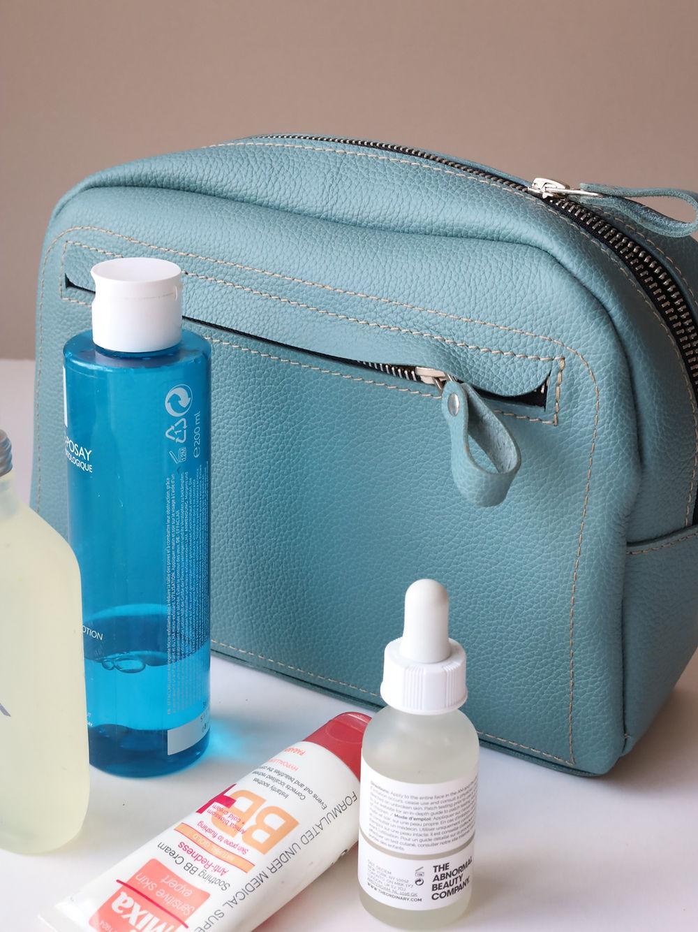 DOUGLAS Toiletry Bag - Turquoise - ROODS PROJECT