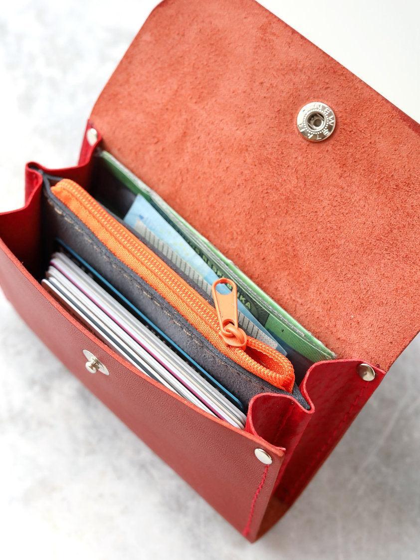 FRIDAY Wallet - Faded Red - ROODS PROJECT