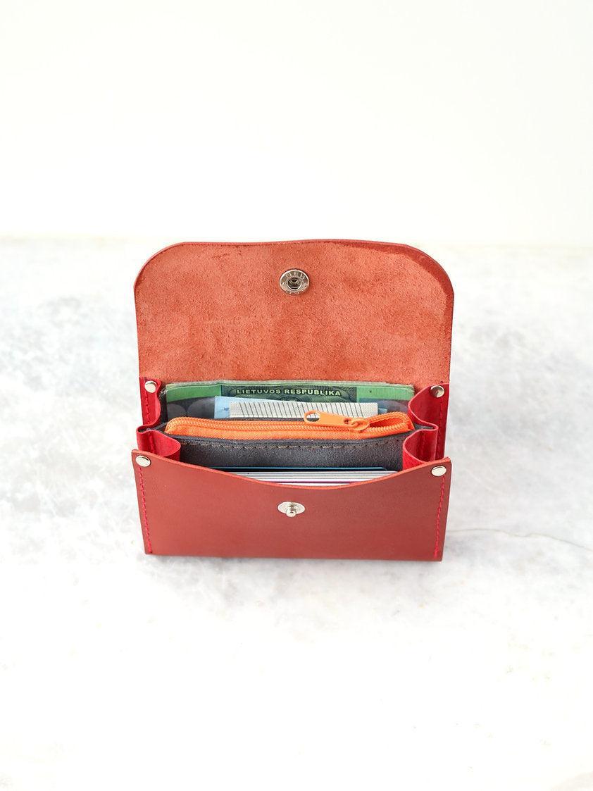 FRIDAY Wallet - Faded Red - ROODS PROJECT