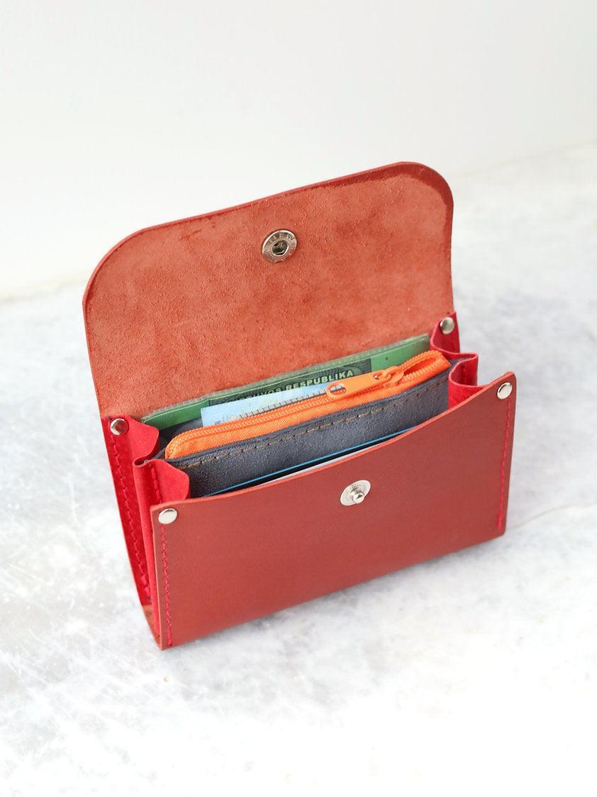 FRIDAY Wallet - Faded Red - ROODS PROJECT